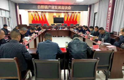 白鹤镇召开产业座谈会