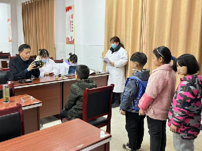 窑淮镇：视力筛查进校园  守护孩子“光明”未来  