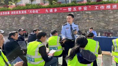 九道派出所：法治宣传进乡村 为民普法零距离