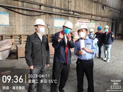 房县疾病预防控制中心联合县卫生健康执法大队督导检查企业职业卫生健康工作