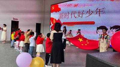 童心向党 领巾飞扬——门古寺镇项家河小学举行新队员入队仪式