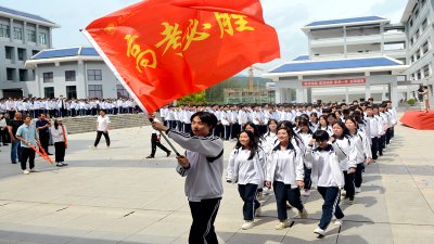 县职校：举行技能高考壮行仪式
