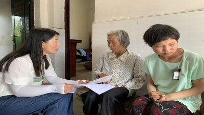 县特校：落实三个持续   助力送教上门