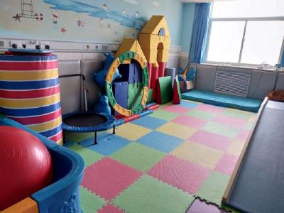 县保健院残疾儿童康复项目接受省第三方考核评估