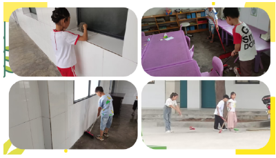 尹吉甫镇玉堤小学：清洁环境树新风