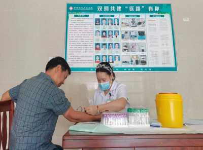 回龙乡：关爱退役军人 开展健康体检