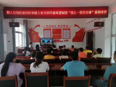 野人谷镇：办好“三味”课堂，助力暑期带娃