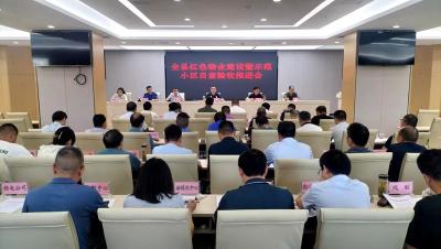 全县红色物业建设暨示范小区自查验收推进会召开