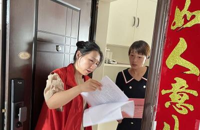 房县教育局：开展入户走访宣传 筑牢群众安全防线