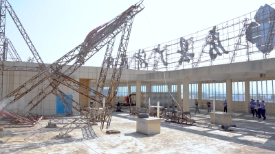 【创文五大专项行动】房县城管：开展户外广告和招牌设施专项整治