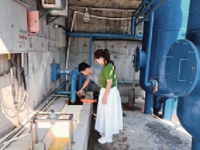 市生态环境局房县分局按计划开展重点污染源企业执法监测