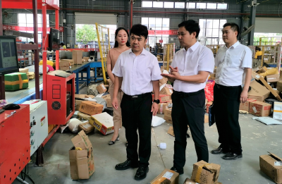 安兵调研县交通物流发展工作