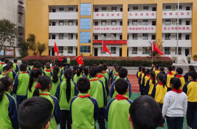 城关镇花宝小学:传承红色基因 燃情建队日