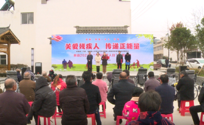 第三十二个“国际残疾人日”活动在化龙堰镇举行