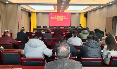 回龙乡传达学习房县第十五届委员会第四次全体（扩大）会议精神
