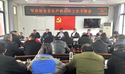 勠力同心守底线 齐抓共管保安全——军店镇打好冬季安全生产“组合拳”