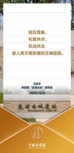 习言道｜促进各国人民出入相友、相知相亲