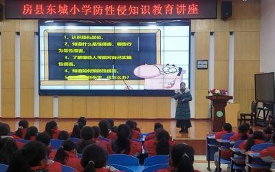 房县东城小学：加强自我防卫 共创平安人生