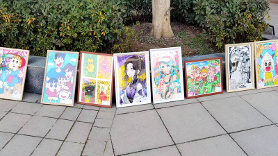 县职校：艺润心间 画迎新年