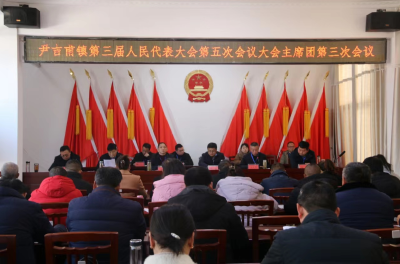 尹吉甫镇第三届人民代表大会第五次会议召开