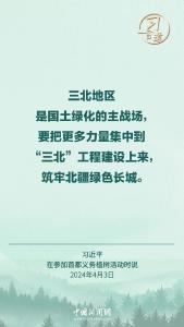 习言道｜植树就是植未来