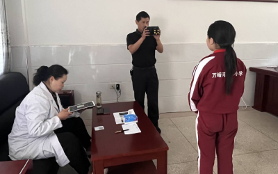 呵护视力健康，点亮“睛”彩世界——万峪小学开展2024年春季视力检测