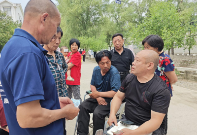 窑淮镇淮水村：“热辣”募捐共同缔造“滚烫”幸福生活