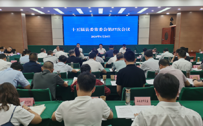 谢晓鸣主持召开县委常委会会议