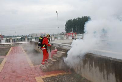 房县消防：联合多部门开展液化天然气储罐泄漏综合应急演练