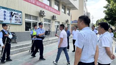 窑淮镇卫生院：医警联动  筑牢安全生命防线