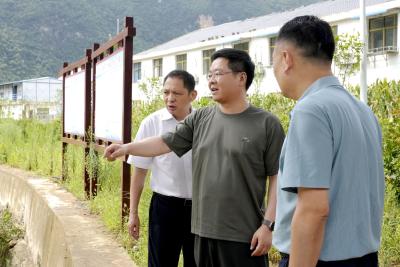 谢晓鸣到尹吉甫沙河万峪检查指导防汛减灾工作