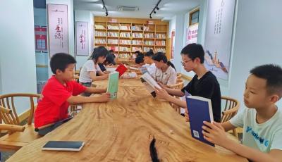 青峰镇：农家书屋飘书香  村娃暑假享阅读