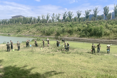 房县退役军人“南水北调守井人”志愿服务队开展守水护水活动