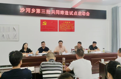 沙河乡：召开试点启动会夯实共同缔造根基