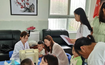 大木厂镇中心幼儿园开展新生健康体检工作