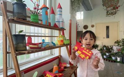 门古寺镇中心幼儿园开展“喜迎国庆”主题教育活动