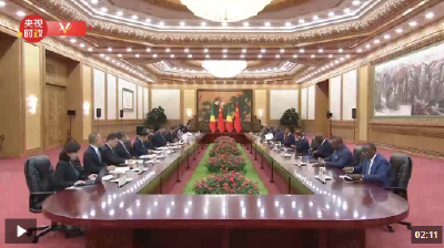 习近平同刚果（布）总统萨苏会谈