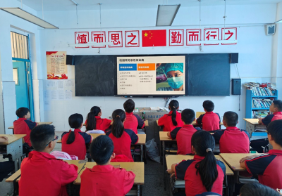 中坝学校开展秋冬季传染病预防宣传教育活动