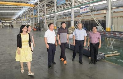 市工商联来房调研循环经济产业