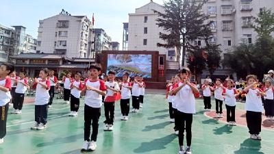 房县实验小学开展第一学部养成教育成果展示活动