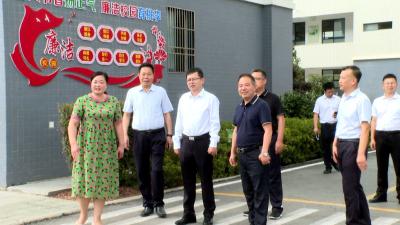 杨丹华督导检查中秋节前安全生产工作