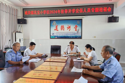 城关镇花宝小学：筑起校园第一道防线