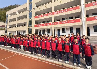 大木厂镇大木小学：授臂章 明责任 立榜样 做新时代好少年