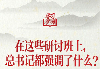 学习新语｜在这些研讨班上，总书记都强调了什么？