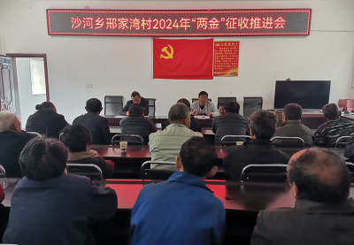沙河乡：多措并举推进“两金”征收工作