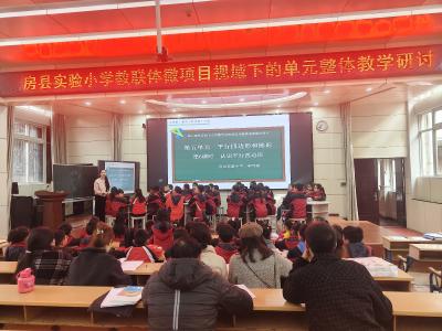 县实验小学开展微项目视域下的单元整体教学研讨活动