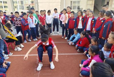 大木厂镇大木小学：举办冬季田径运动会