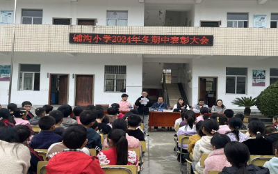 窑淮镇铺沟小学：表彰大会树榜样