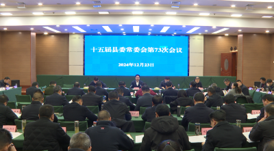 谢晓鸣主持召开县委常委会会议