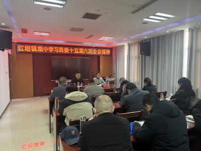 红塔镇：学习贯彻十五届六次全会精神  坚定信心推动工作提质增效